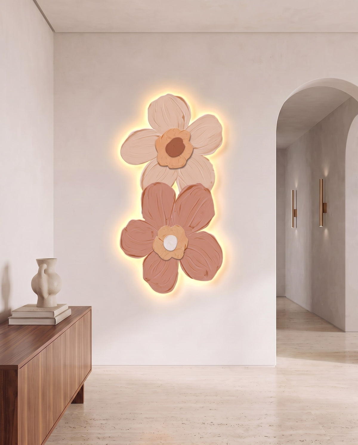 Petal Glow Wall Art — hallway, Style C