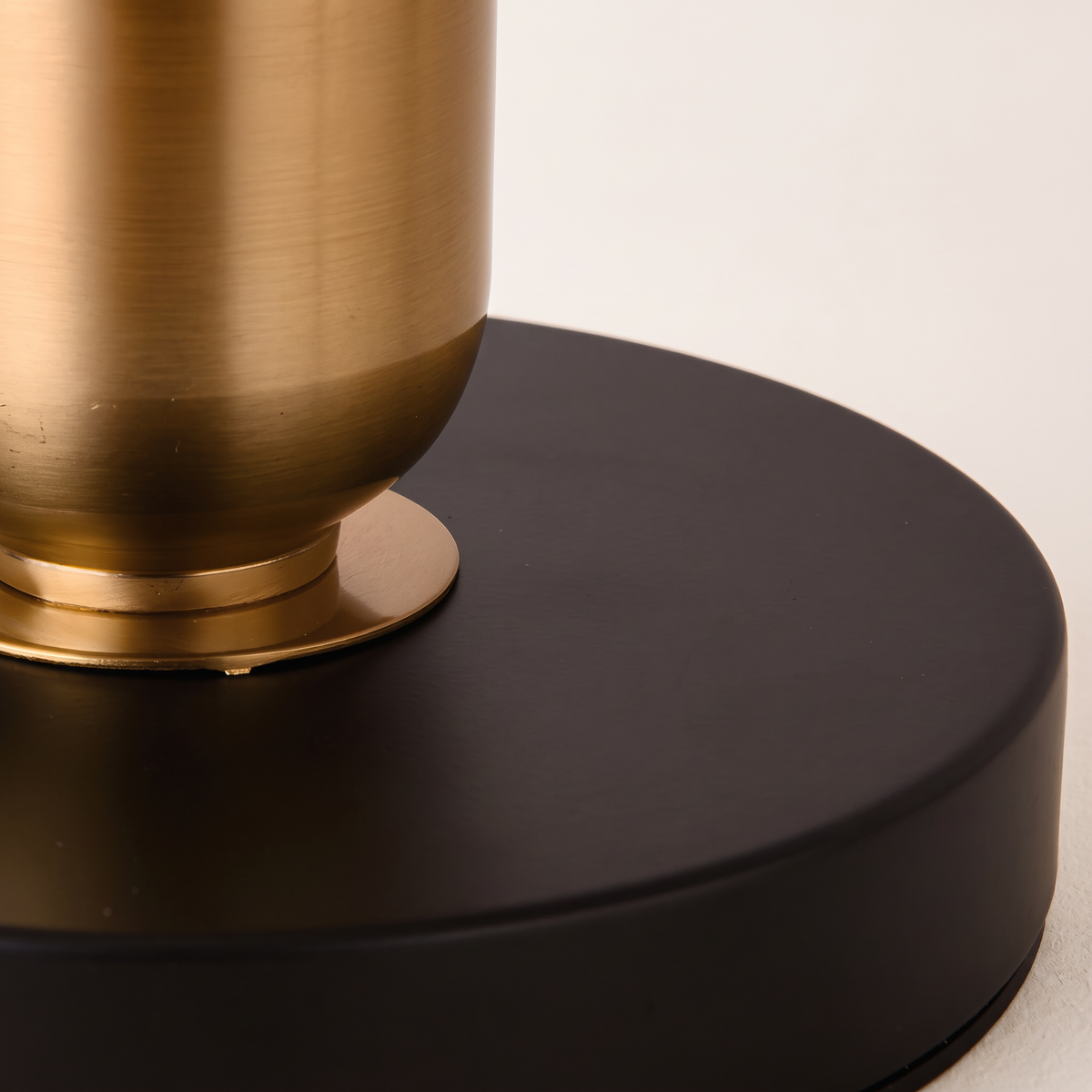 Vesper Iron Table Lamp — base detail
