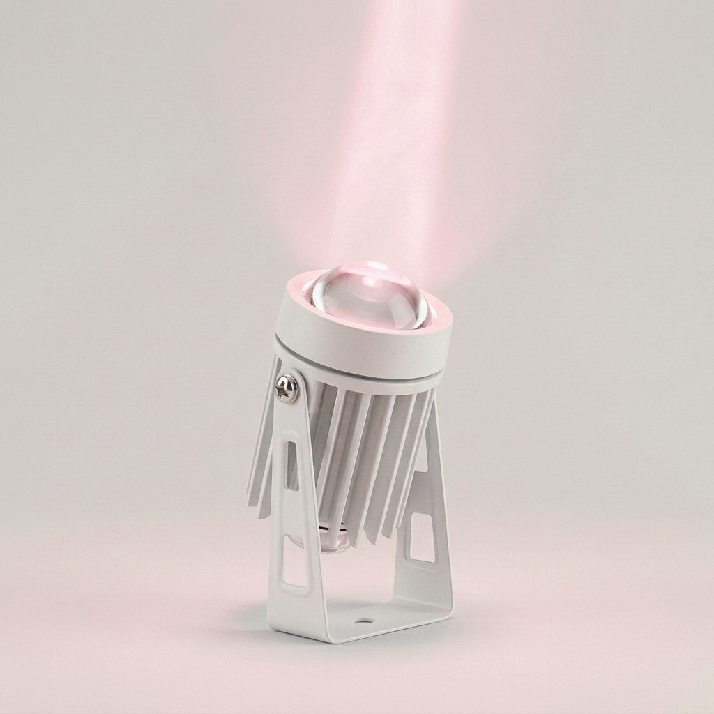 Aperture Beam Spotlight with a pink beam