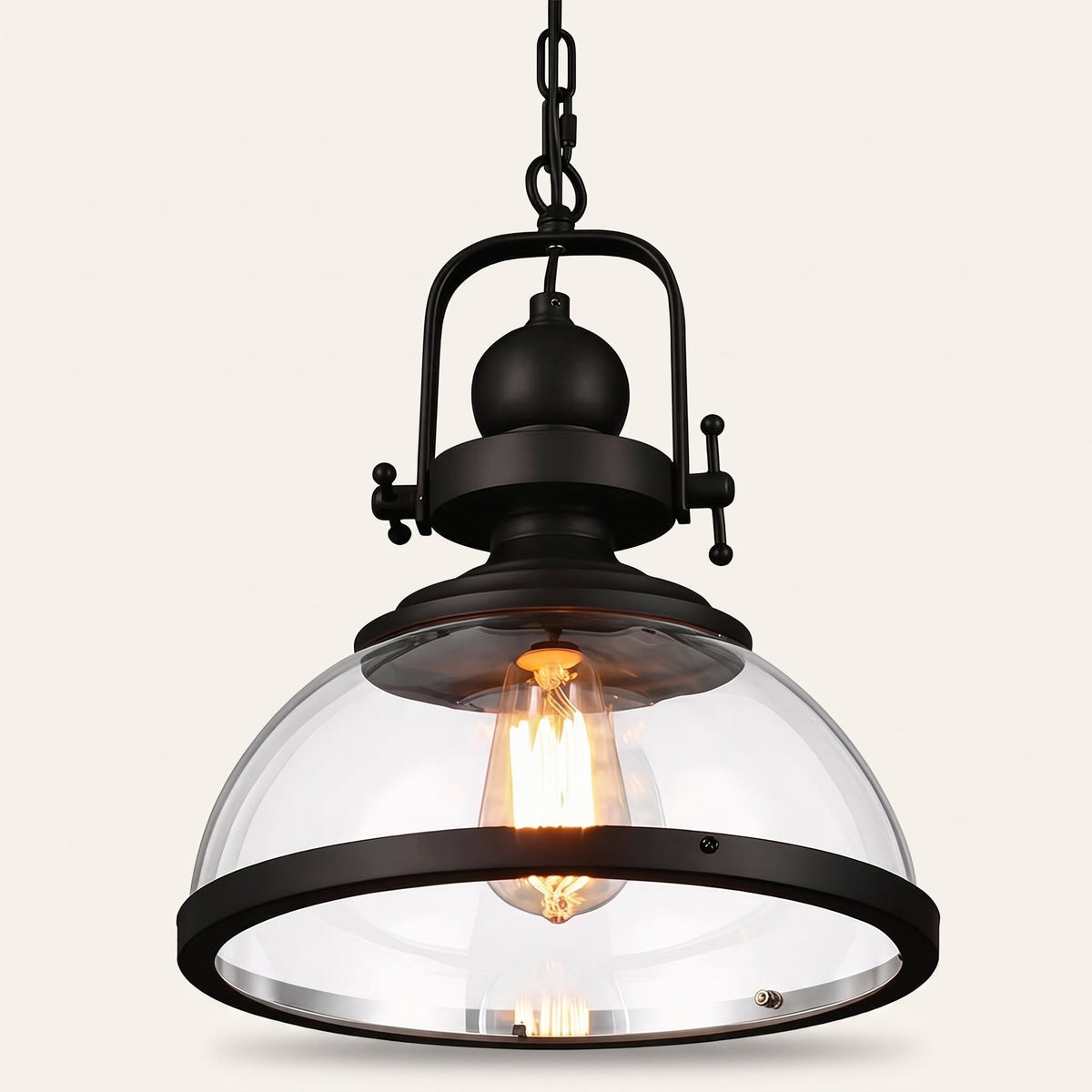 Foundry Glass Pendant — studio view