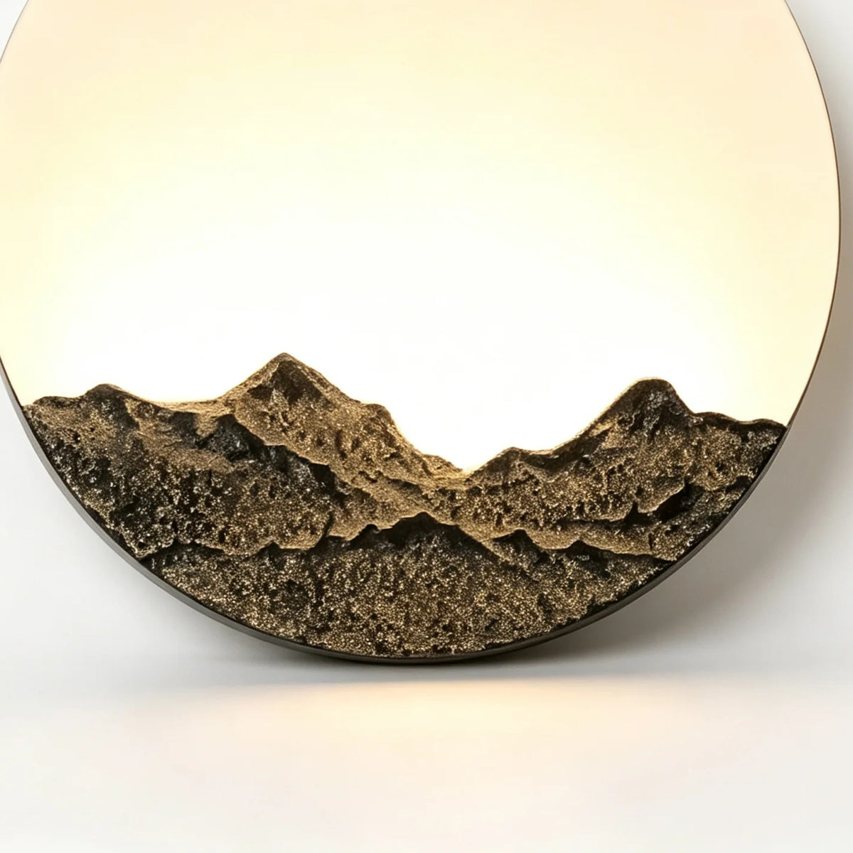 Horizon Wall Sconce — ridge detail, Bronze Ridge