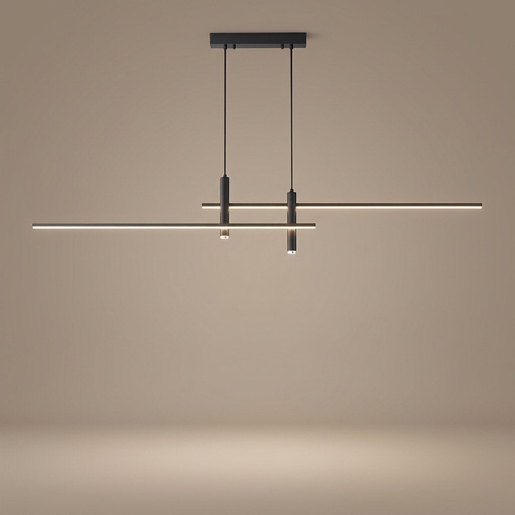 Meridian Strip Pendant — black finish hero