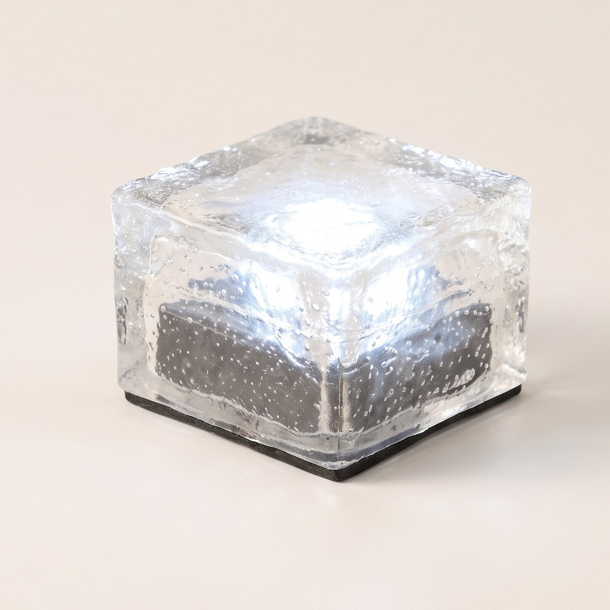 Glacier Solar Paver Light — White hero