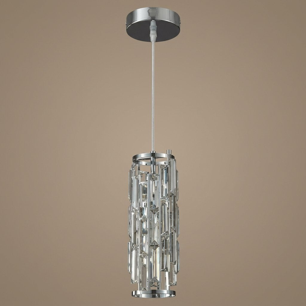Prism Mini Pendant — Chrome 1-Light studio