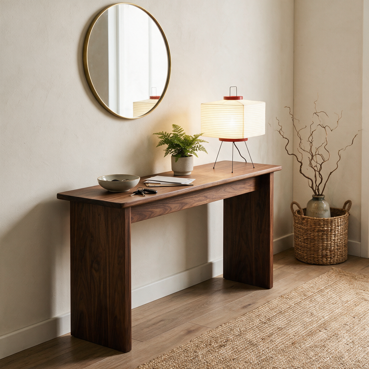 Origami Washi Table Lamp — entryway lifestyle
