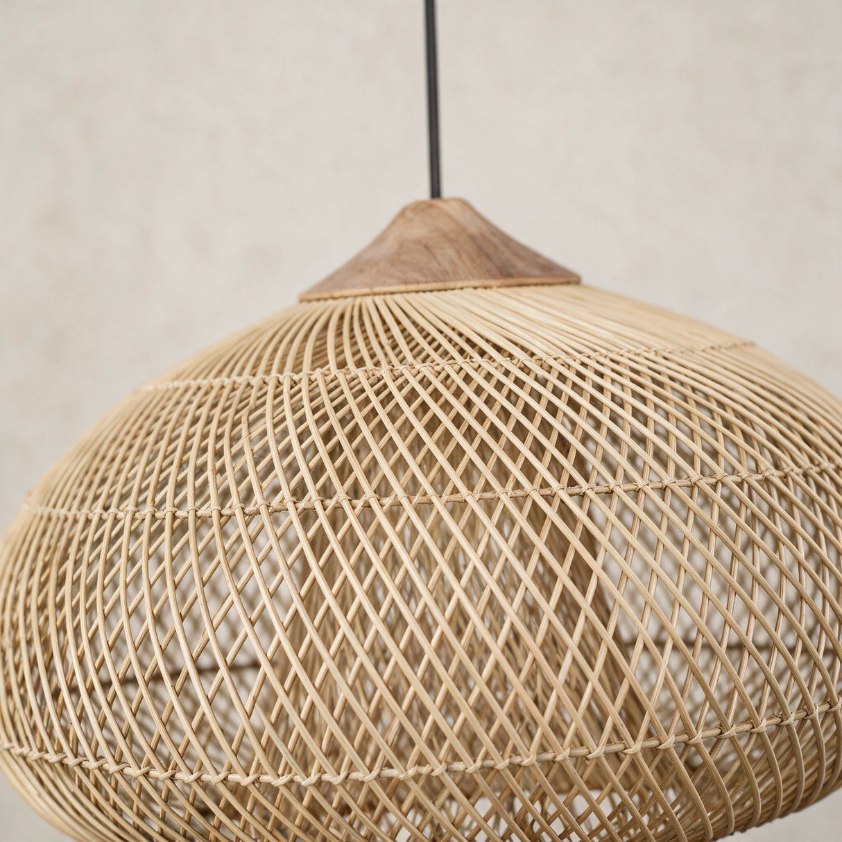 Java Rattan Pendant Light — detail