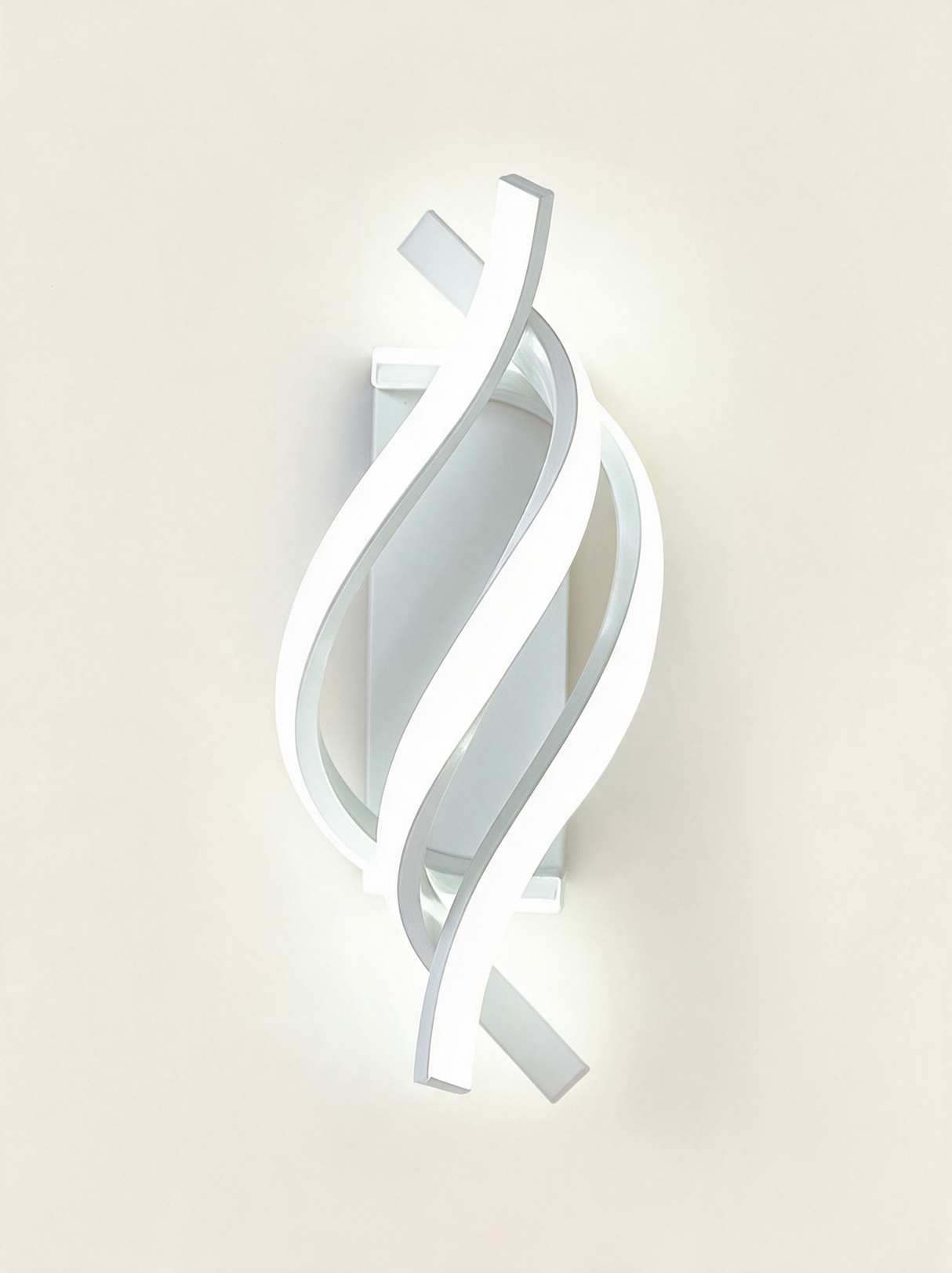 Spiral Wall Sconce - hero product shot (white)