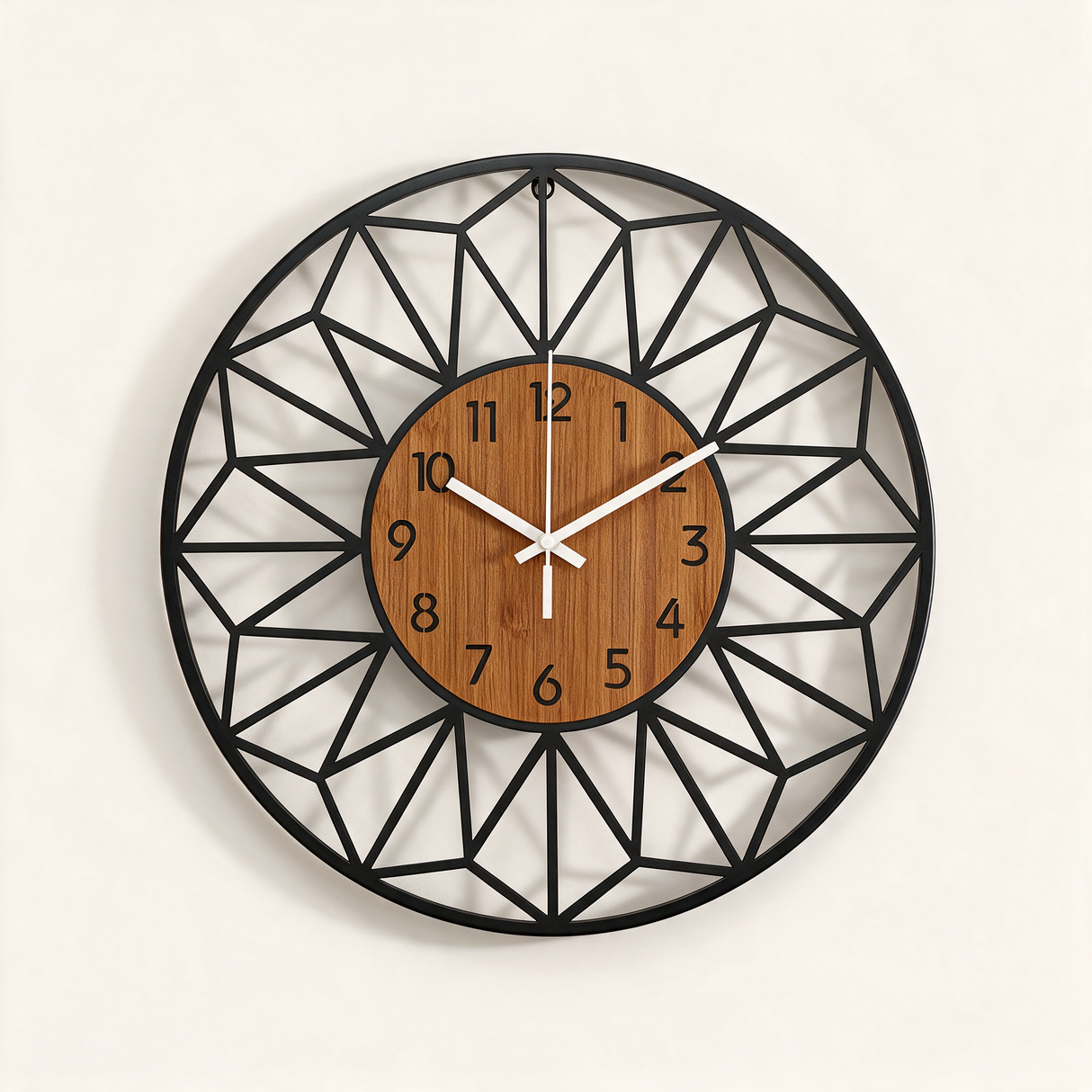 Prism Lattice Wall Clock - hero product shot