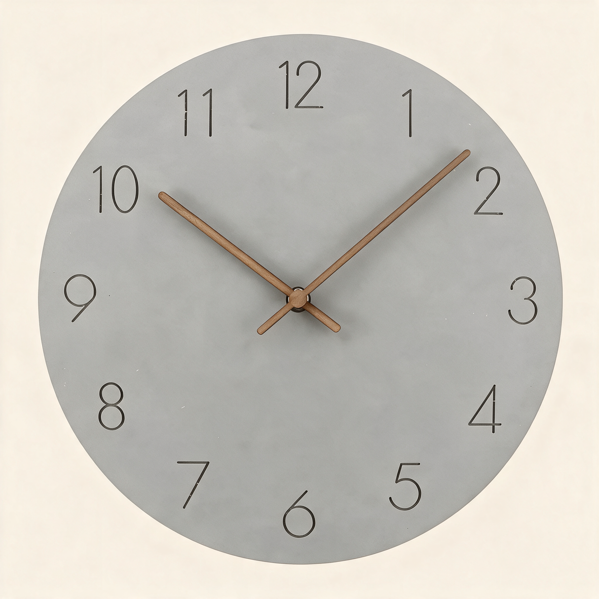 Hue Minimalist Wall Clock - hero product shot