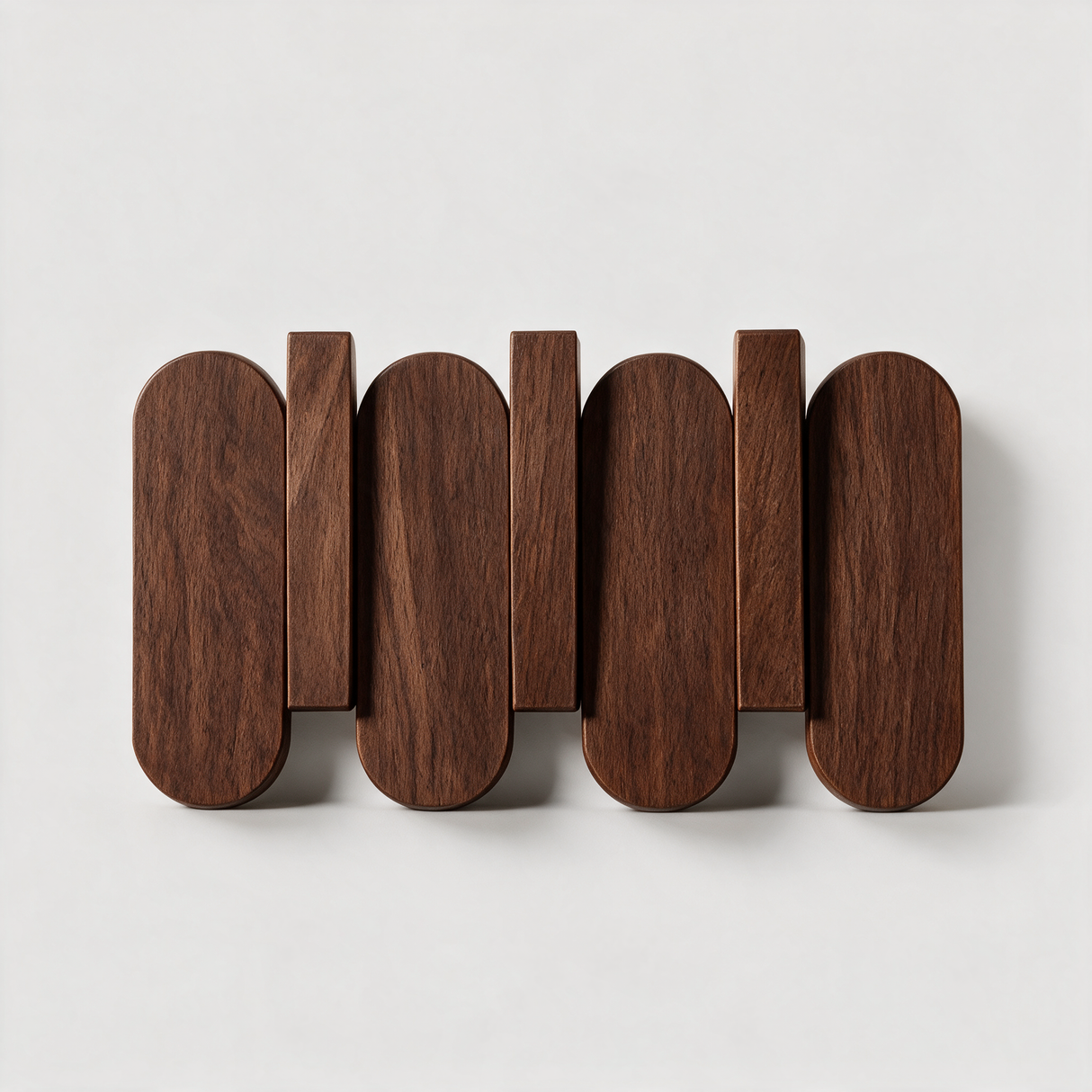 Aspen Slat Coat Rack - Walnut