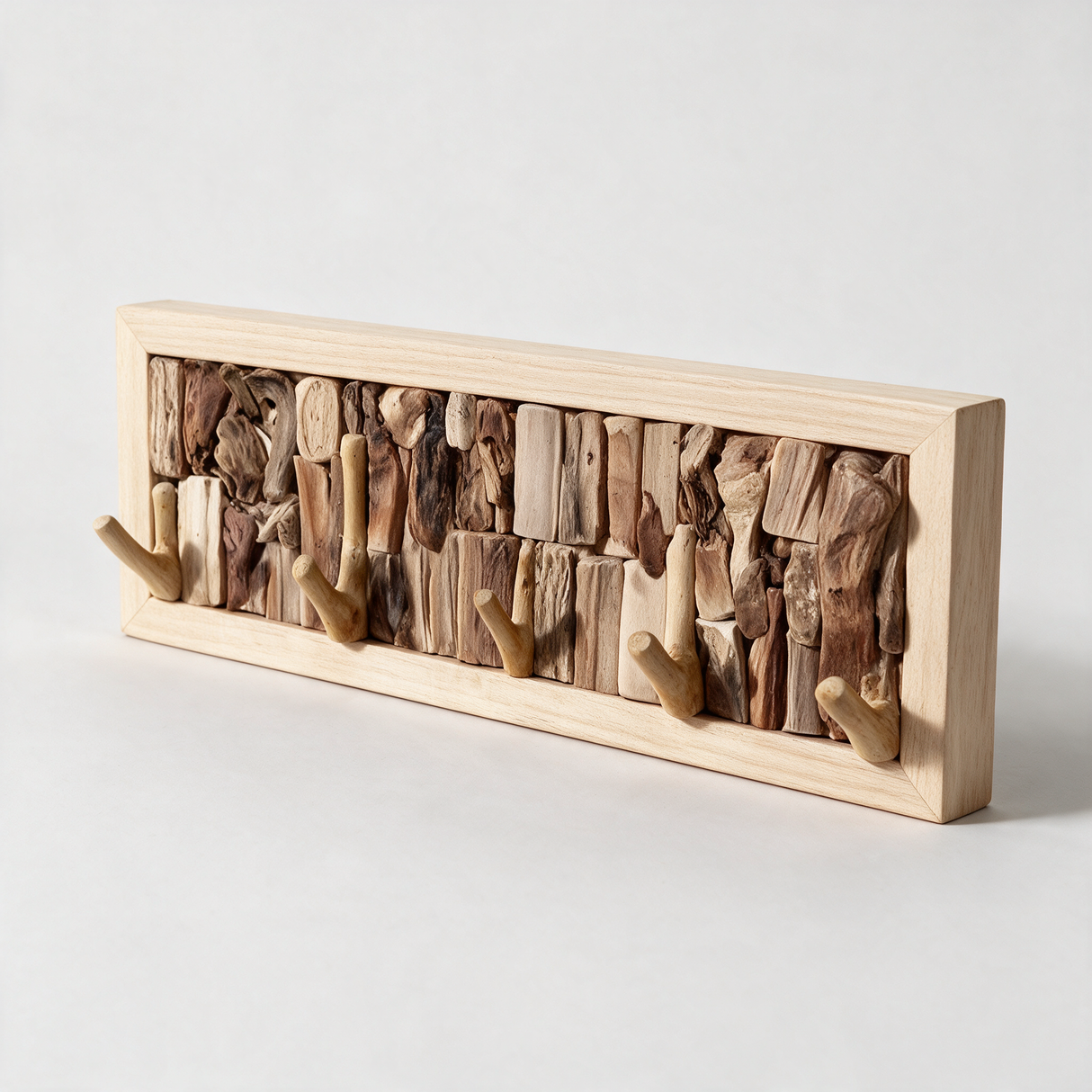 Nordvik Peg Rail Coat Rack - Style D