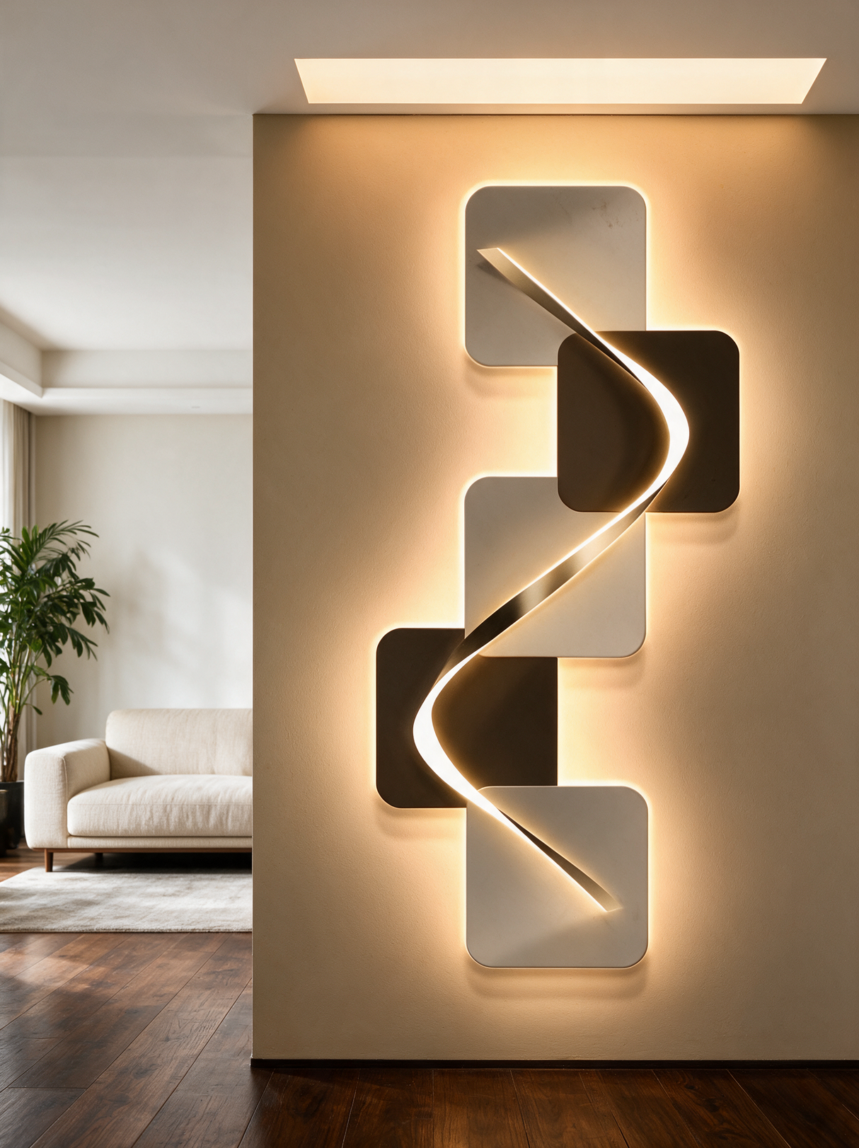 Artistic LED Wall Sconce