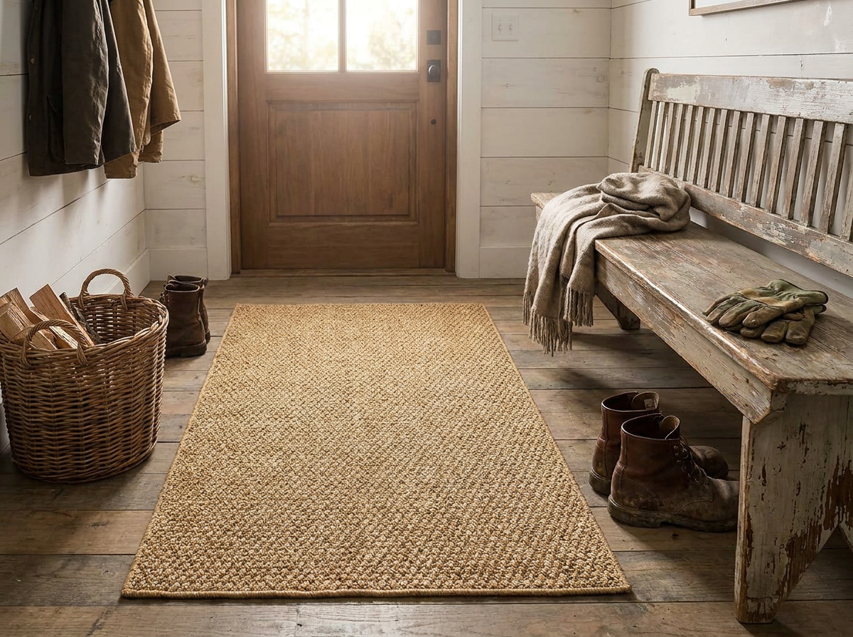 ComfortMat in farmhouse mudroom