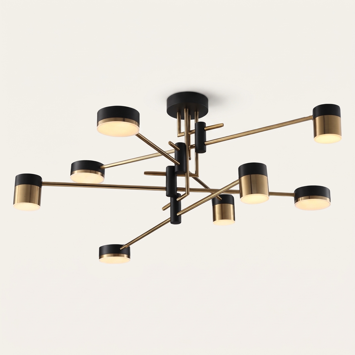Pylon Arm Chandelier, 8-light