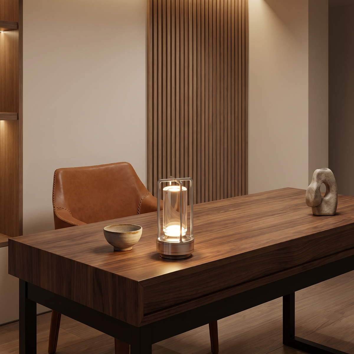 Ridge Portable Lantern — evening study lifestyle