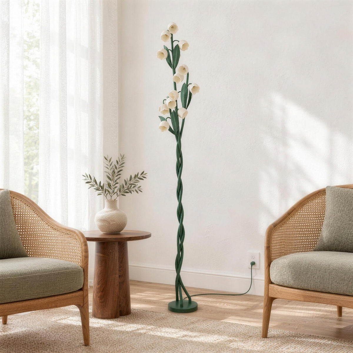 Orchid Stem Floor Lamp — chairs lifestyle