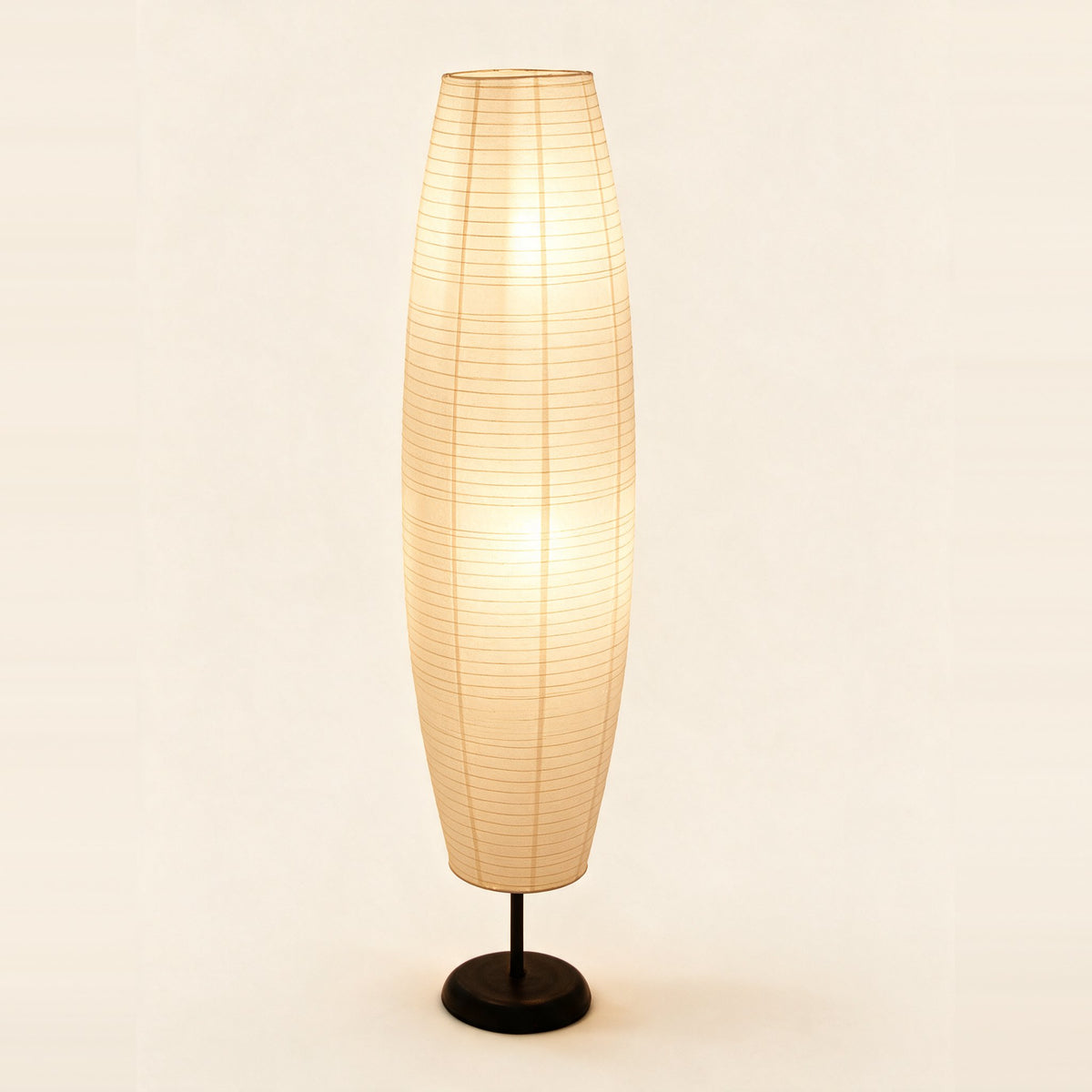 Sora Rice Paper Floor Lamp — hero
