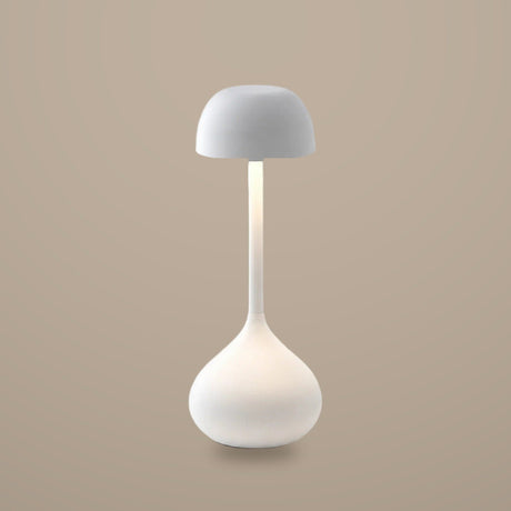 Droplet Cordless Table Lamp — Matte White