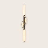 Halo Bar Wall Sconce — hero, warm light, full length