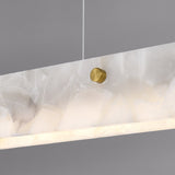 Lustra Marble Linear Pendant — close-up of marble texture