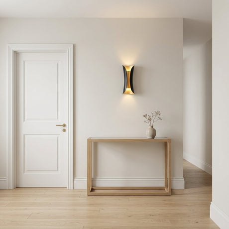 Gilt Leaf Wall Sconce — Entryway lifestyle