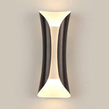 Gilt Leaf Wall Sconce — Black & White