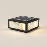 Sillar Ribbed Pillar Light — solar short post