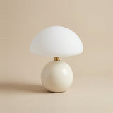 Bonbon Dome Table Lamp - White