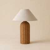 Kona Rattan Table Lamp - studio view