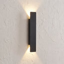 Meridian Outdoor Wall Sconce — hero, Black
