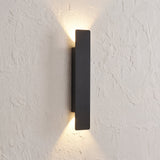 Meridian Outdoor Wall Sconce — hero, Black