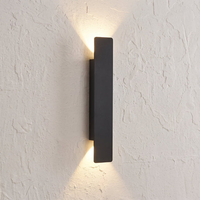 Meridian Outdoor Wall Sconce — hero, Black