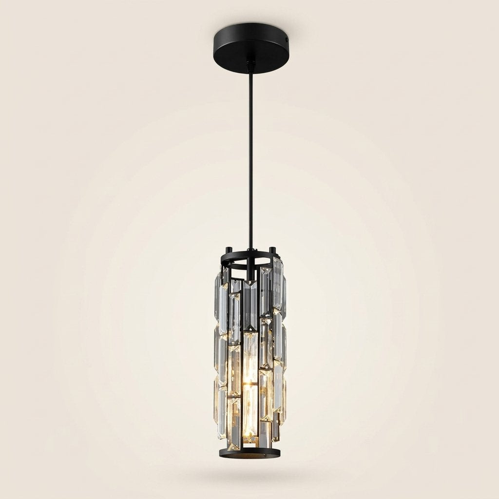 Prism Mini Pendant — Black 1-Light studio