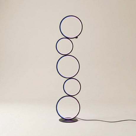 Nordic Ring Floor Lamp — RGB hero shot