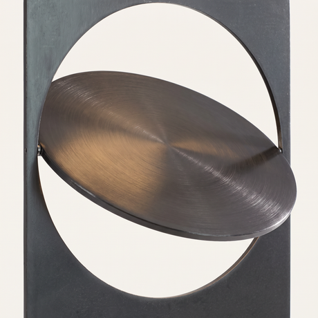 Horizon Disc Table Lamp — disc and hinge detail