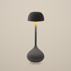 Droplet Cordless Table Lamp — Matte Gray