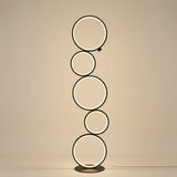 Nordic Ring Floor Lamp — Black hero shot