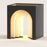 Arcadia Arch Accent Light — square, light on