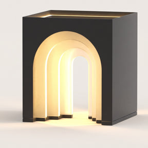 Arcadia Arch Accent Light — square, light on