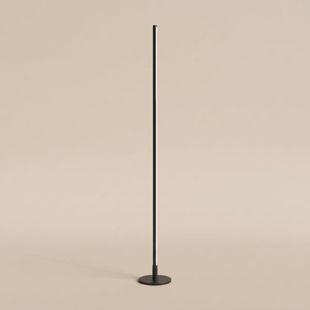 Stelo Slim Floor Lamp — Black hero