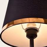 Vesper Iron Table Lamp — shade interior detail