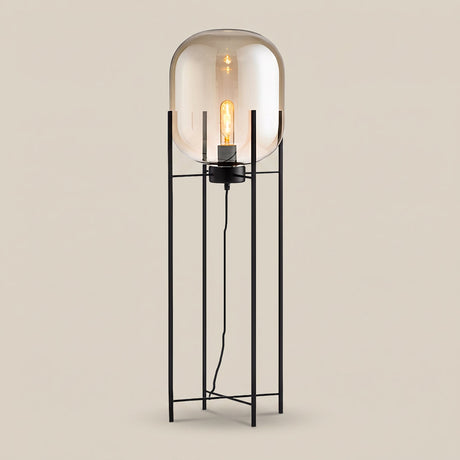 Nimbus Glass Floor Lamp — Amber hero