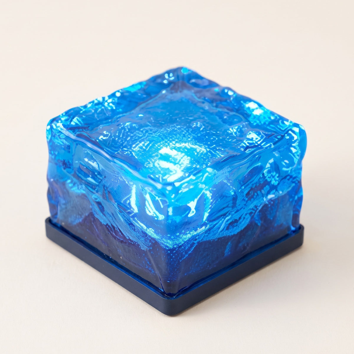 Glacier Solar Paver Light — Blue Light hero