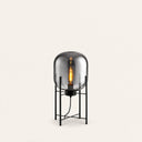 Nimbus Glass Floor Lamp — 75cm, Smoke Gray