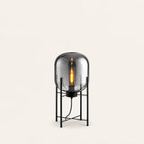 Nimbus Glass Floor Lamp — 75cm, Smoke Gray