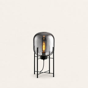 Nimbus Glass Floor Lamp — 75cm, Smoke Gray