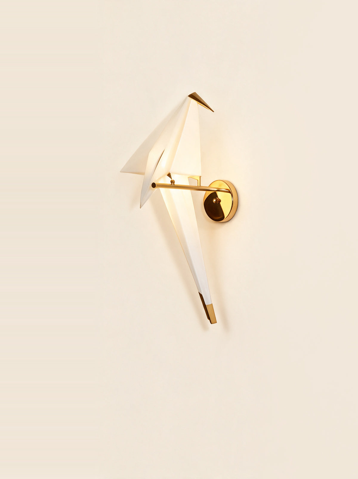 Origami Crane Accent Light — wall lamp