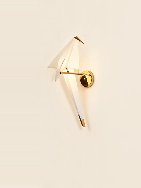 Origami Crane Accent Light — wall lamp