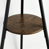 Freestanding Tree Coat Rack — central shelf and tripod detail