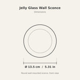 Jelly Wall Sconce — dimensions diagram